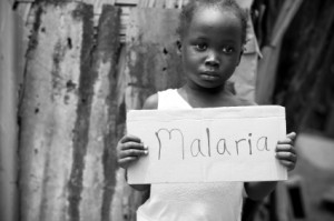 疟疾的孩子